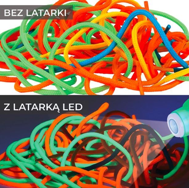 Interaktyvus korbo spaghetti fluo rinkinys