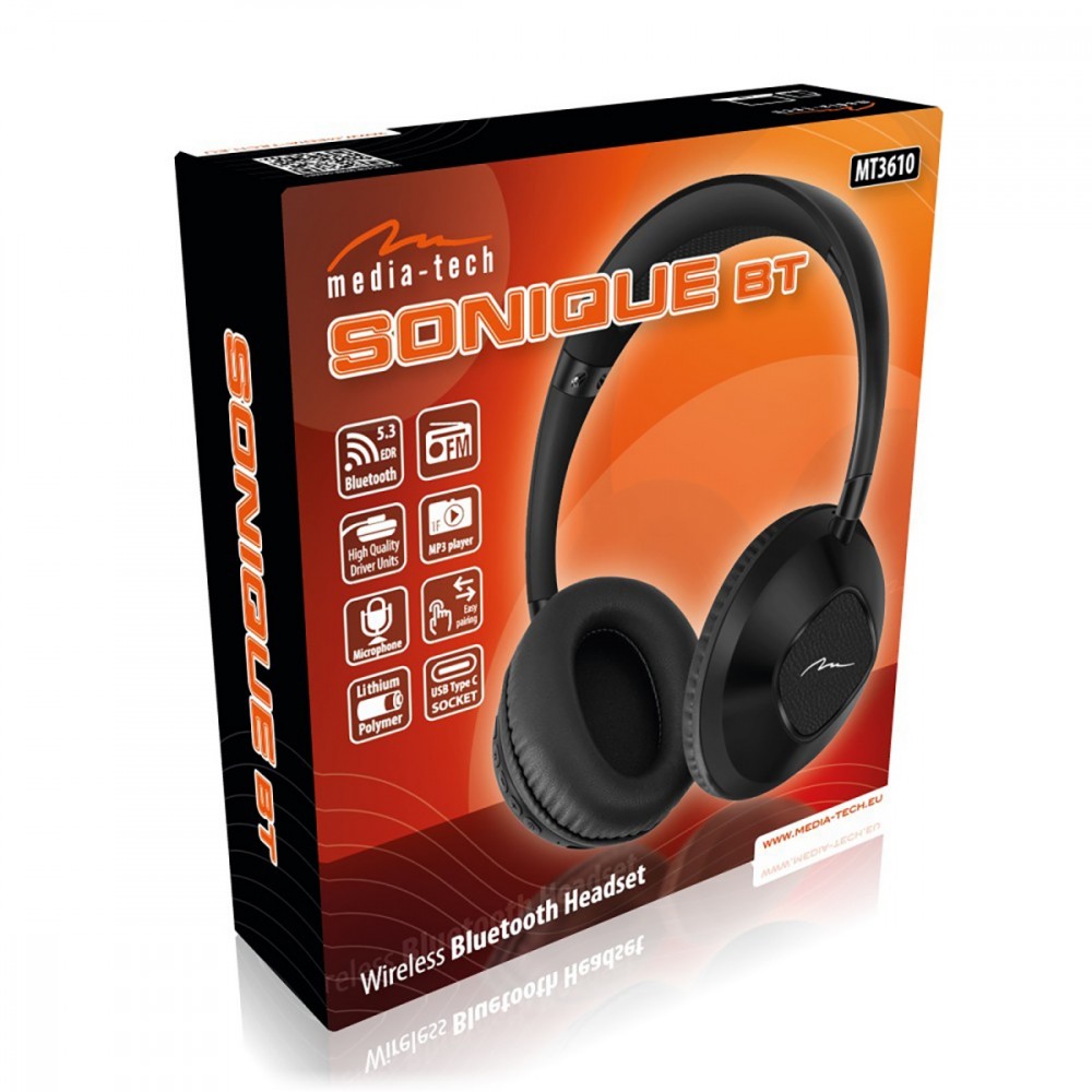 Media-tech sonique bt mt3610 black