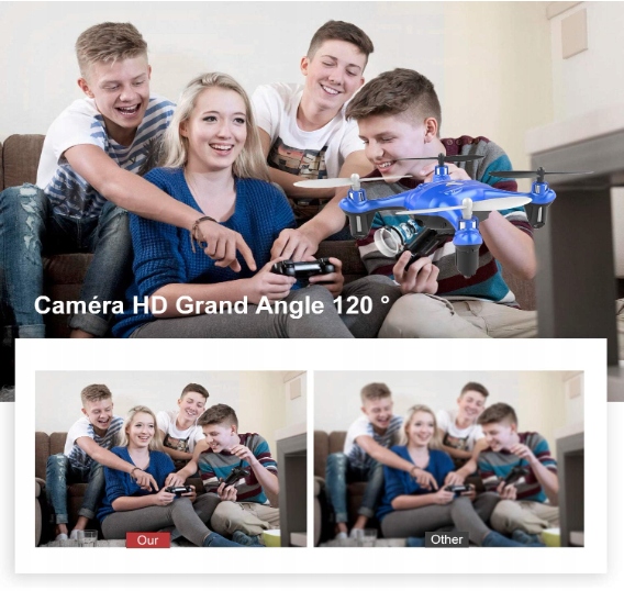 Dronas su hd fpv kamera - wifi