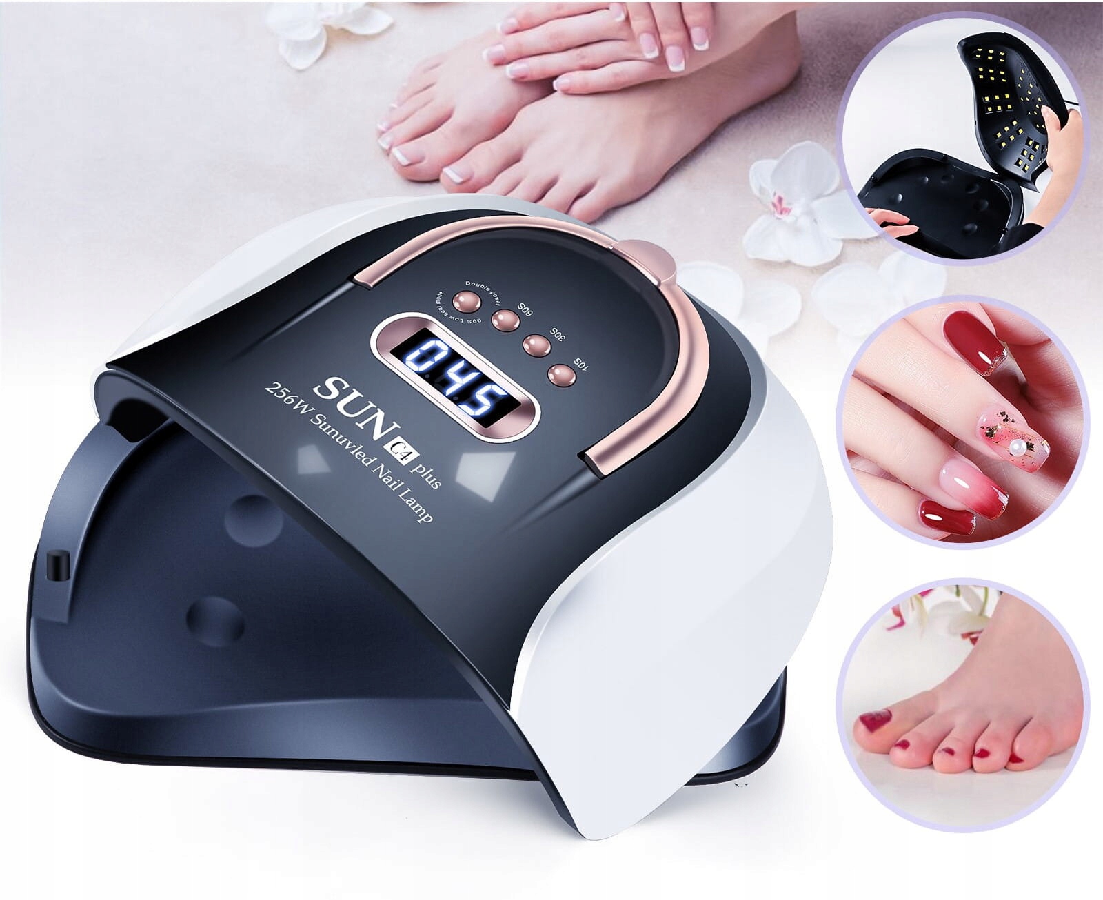 Uv vadovaujama nagų lempa 256w hibridams geliams stiprūs hibridai saulė c4 max lcd