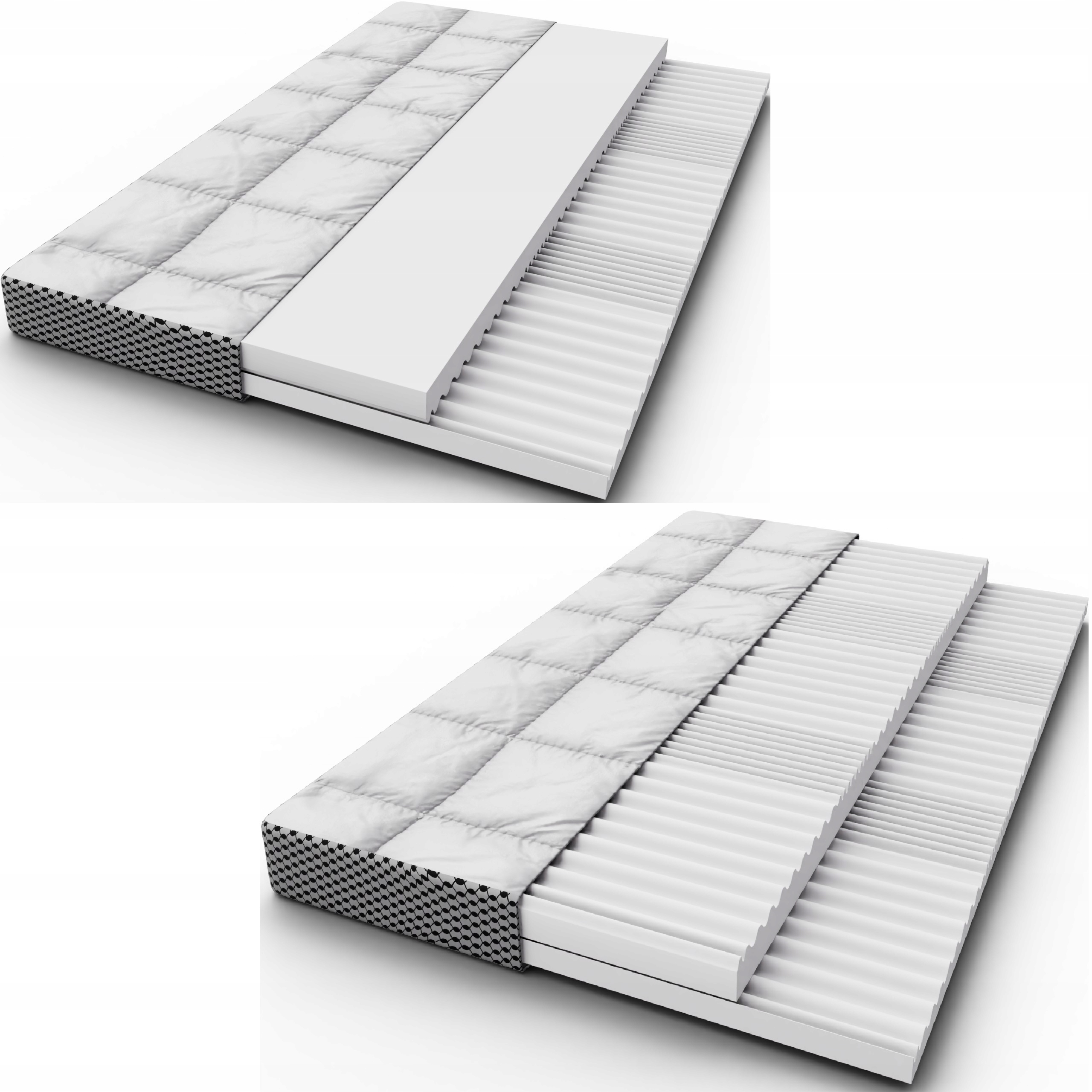 Materac Piankowy Strefowy Aero Premium LUX 140x70 - Komfort i Zdrowy Sen