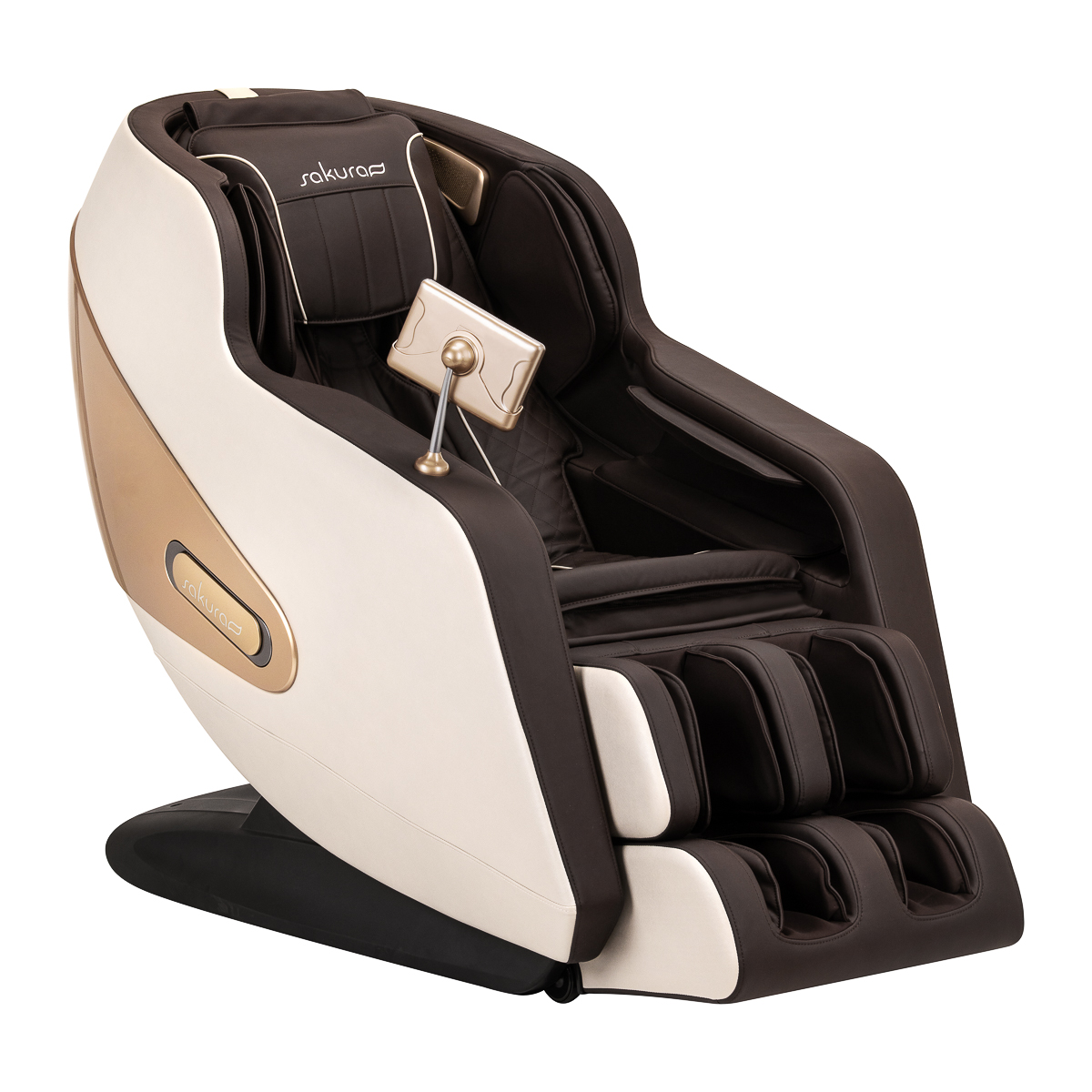 Masažinis fotelis Sakura Comfort Plus 806 – rudos spalvos