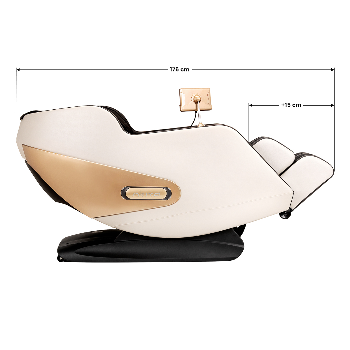 Masažinis fotelis Sakura Comfort Plus 806 – rudos spalvos
