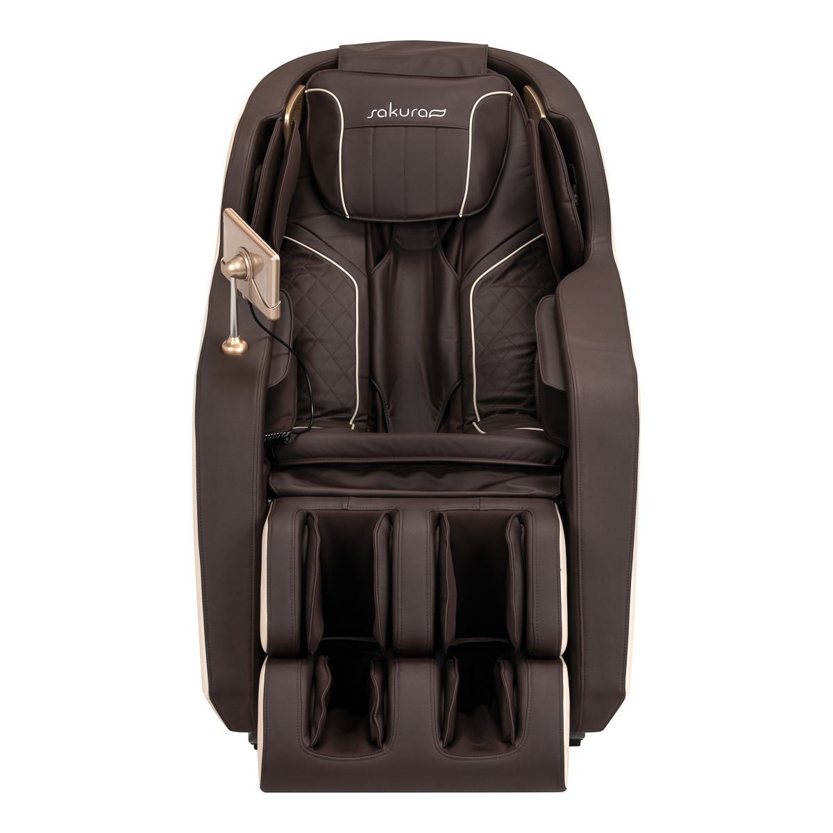 Masažinis fotelis Sakura Comfort Plus 806 – rudos spalvos
