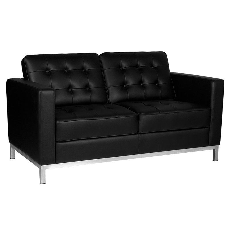 Profesionali laukiamojo sofa Gabbiano BM18019, juodos spalvos