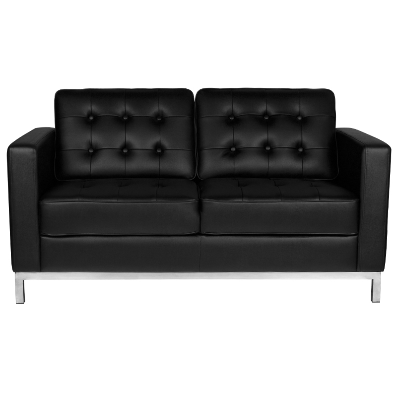 Profesionali laukiamojo sofa Gabbiano BM18019, juodos spalvos