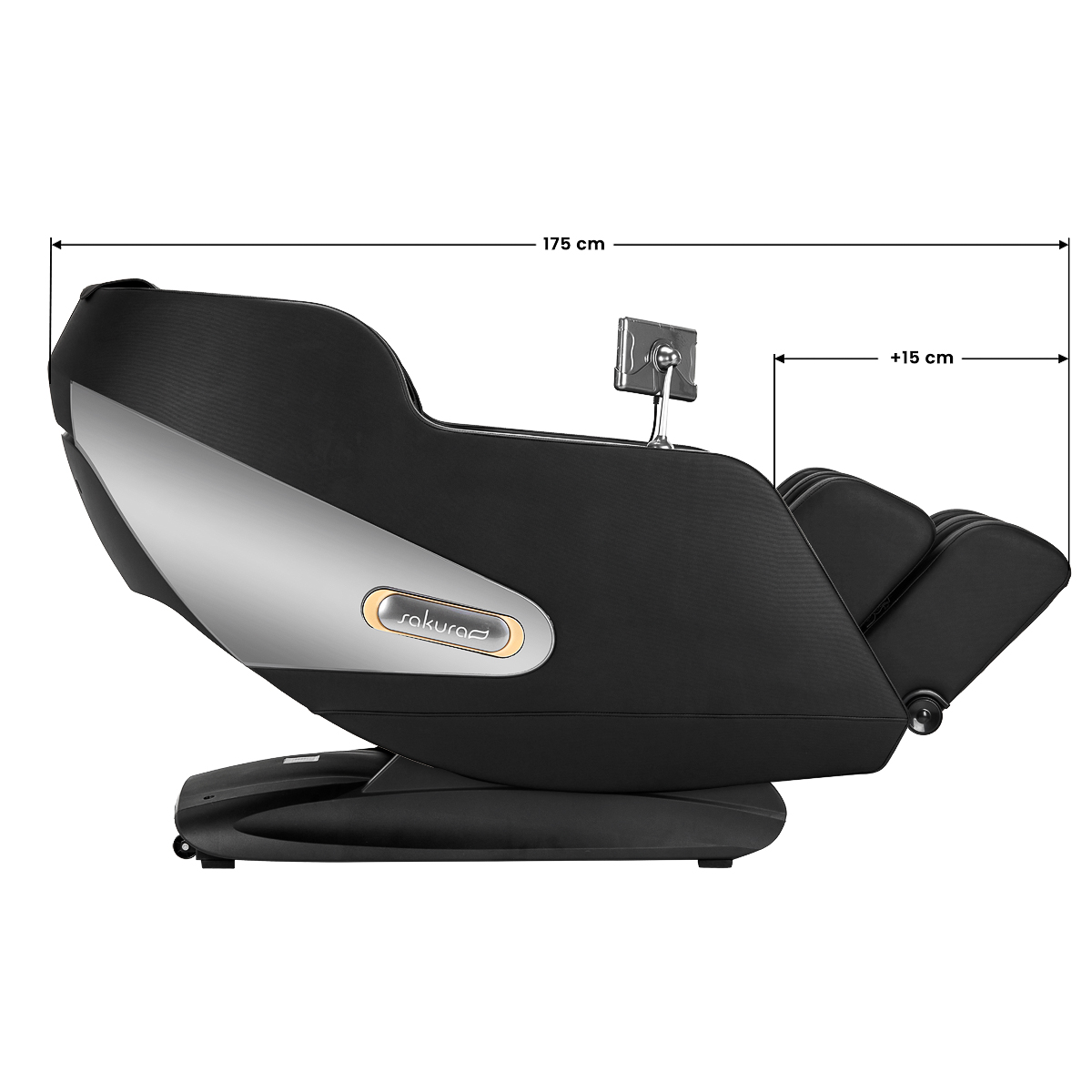 Masažinis fotelis Sakura Comfort Plus 806 - juodas