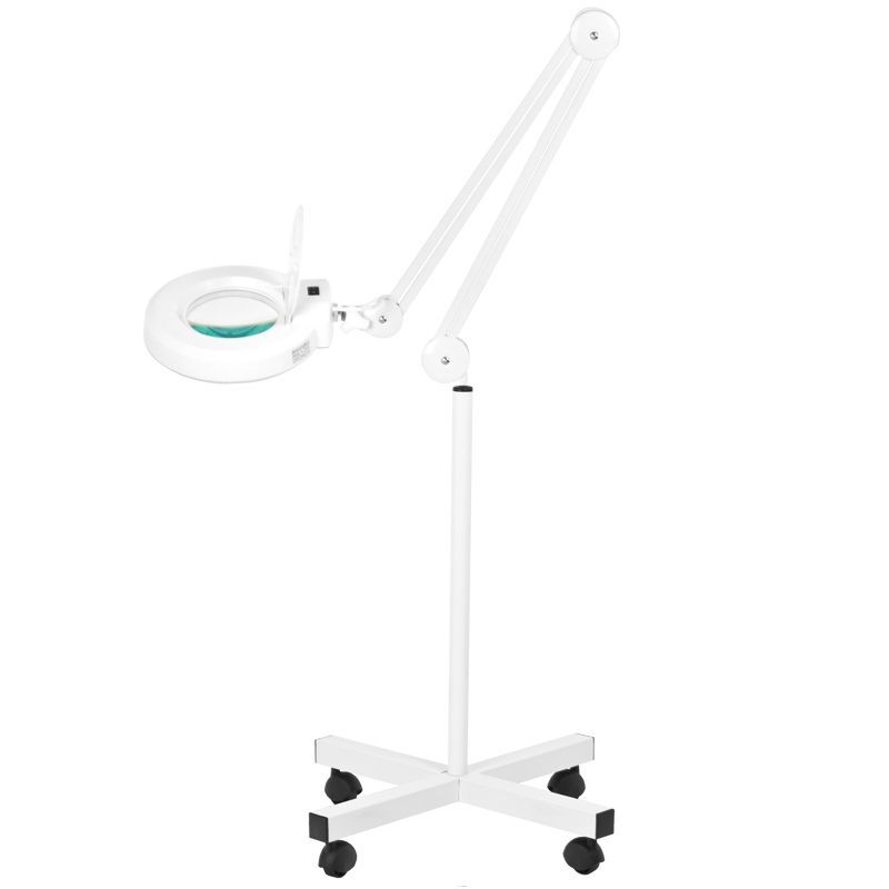 Kosmetologinė lempa LED su lupa 5D 12W (pastatoma ant grindų)
