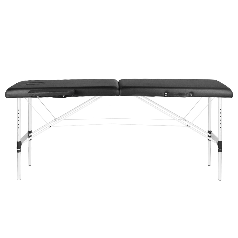 Sulankstomas masažo stalas ALU COMFORT 2 BLACK