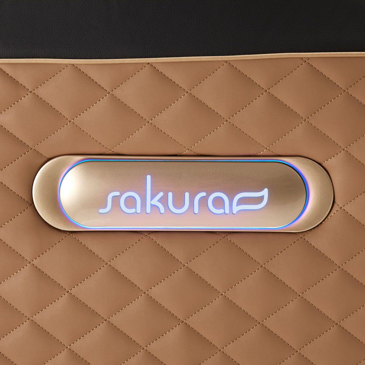 Fotelis su masažo funkcija Sakura Standart 801, rudas
