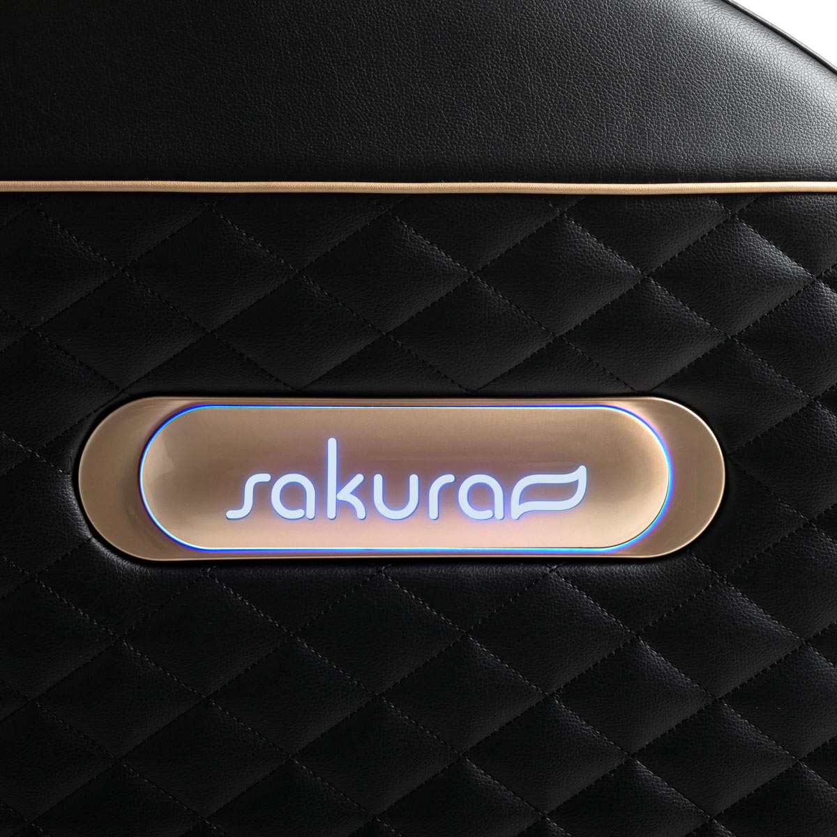 Fotelis su masažo funkcija Sakura Standart 801, juodas