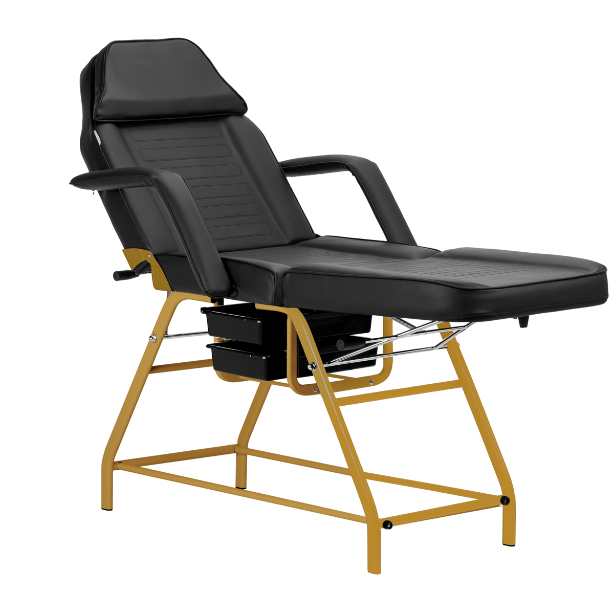 ACTIVESHOP 557G – funkcionalus kosmetologinis fotelis su dviem stalčiais