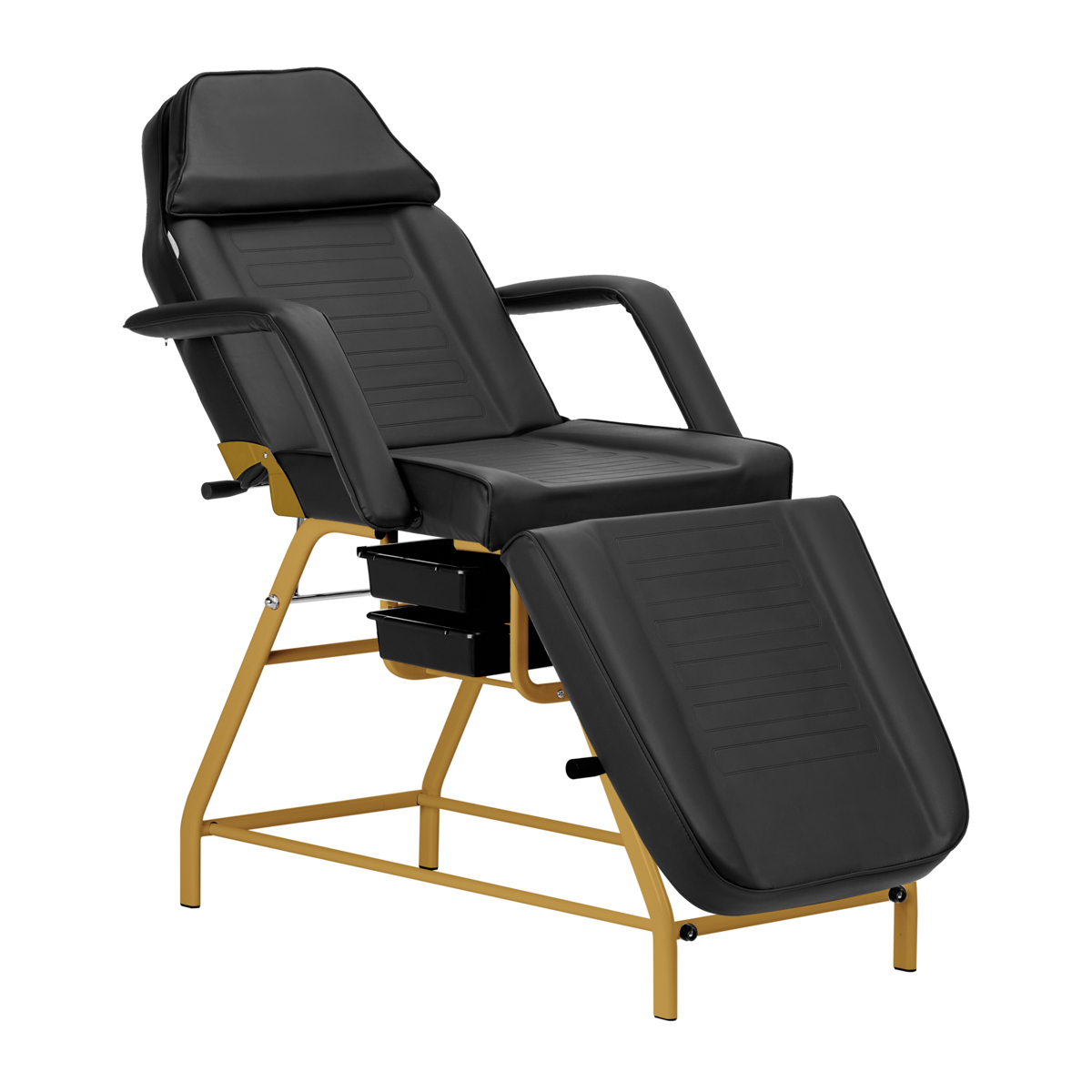 ACTIVESHOP 557G – funkcionalus kosmetologinis fotelis su dviem stalčiais