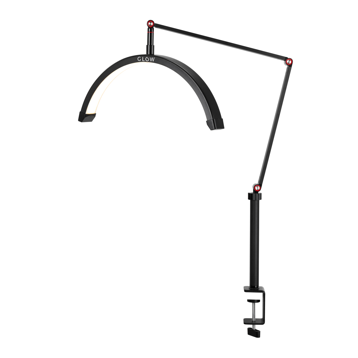 Kosmetologinė stalinė LED lempa Glow MX3, juoda