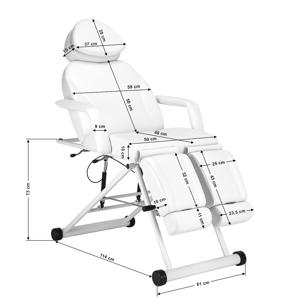 Azzurro 563  kosmetologinis gultas