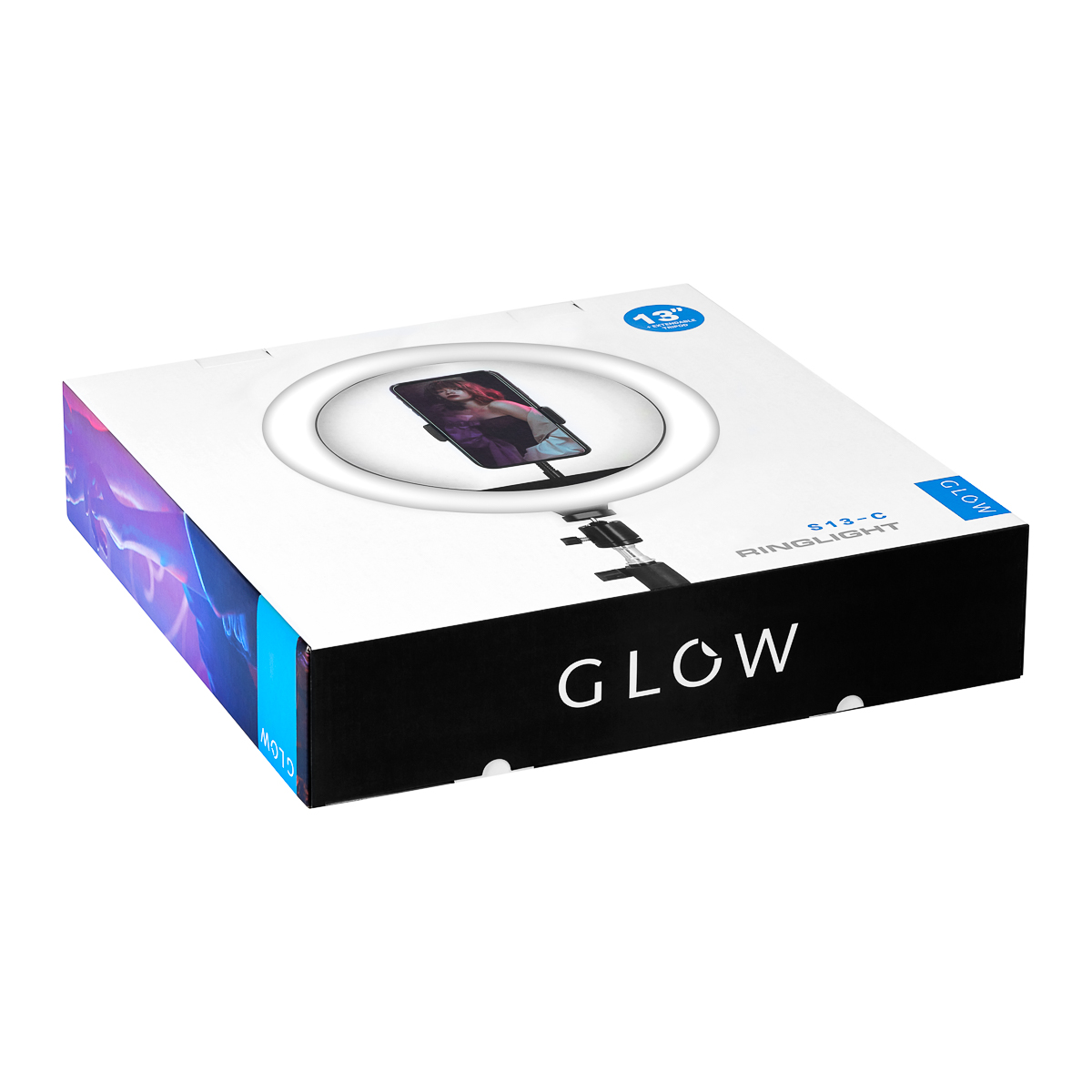 GLOW Kompaktinė žiedinė lempa 13"" 10W