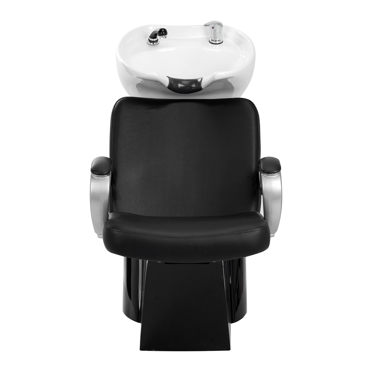 Profesionali kirpyklos plautuvė Hair System ZA31, juoda/balta