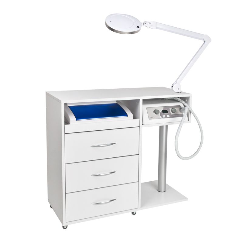 Kosmetologinis stalas Y-300, baltas