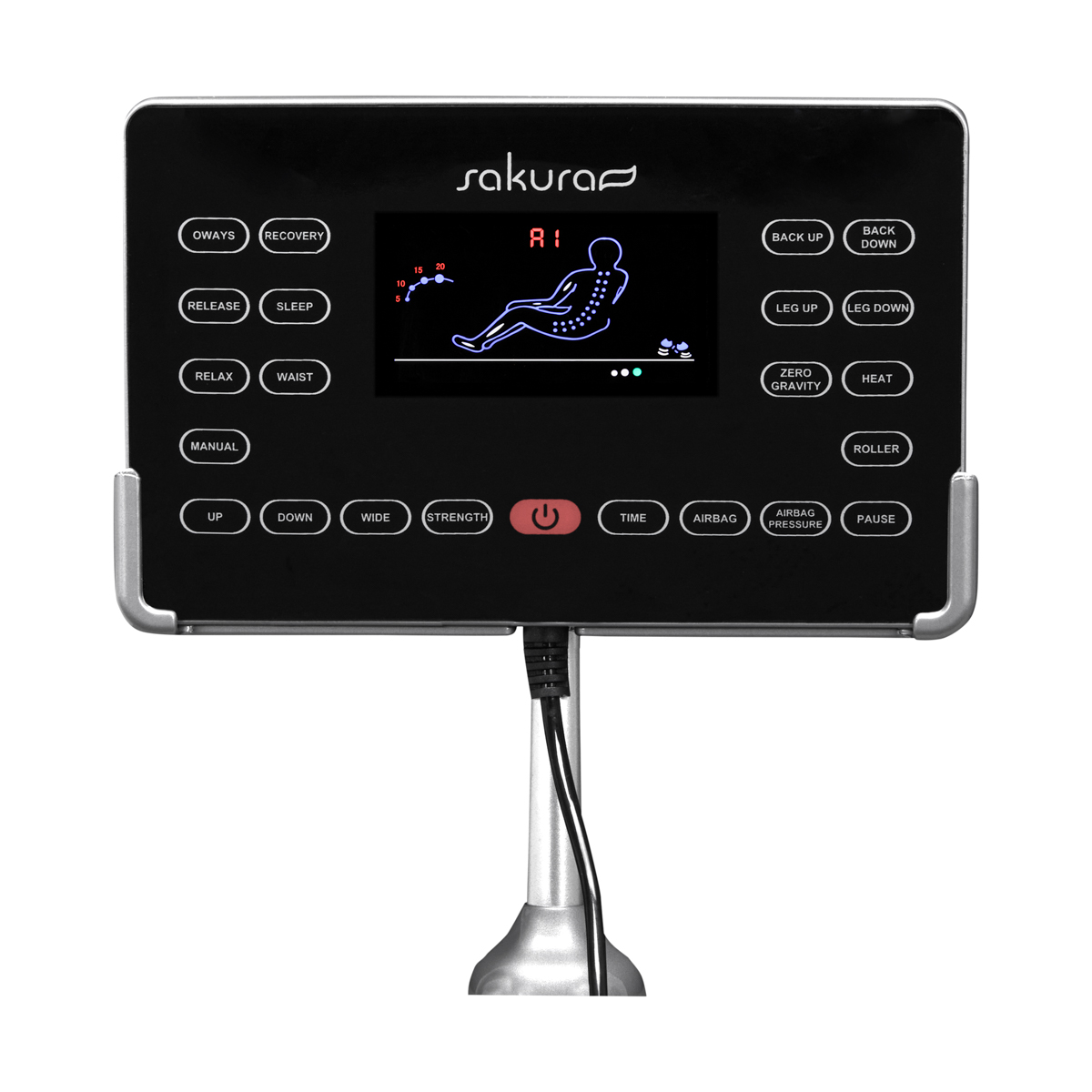 Masažinė kėdė - Sakura Comfort Plus 806 , pilka