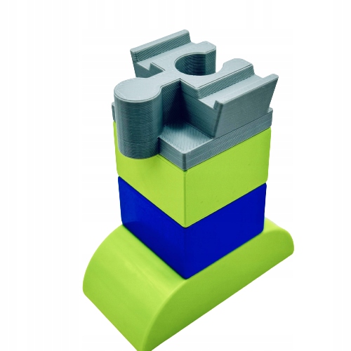 10 vnt. LEGO Duplo ir medinių bėgių jungtys