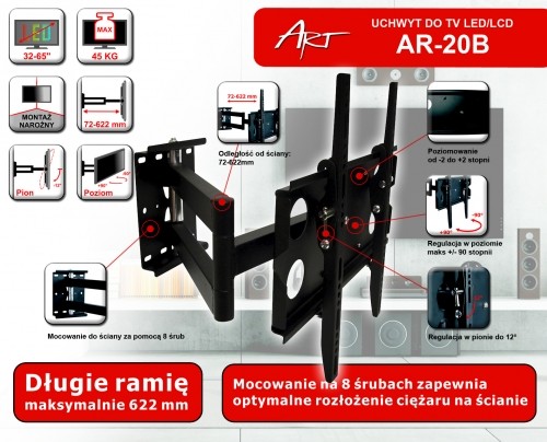 Tv laikiklis art ar-20b 32-55”