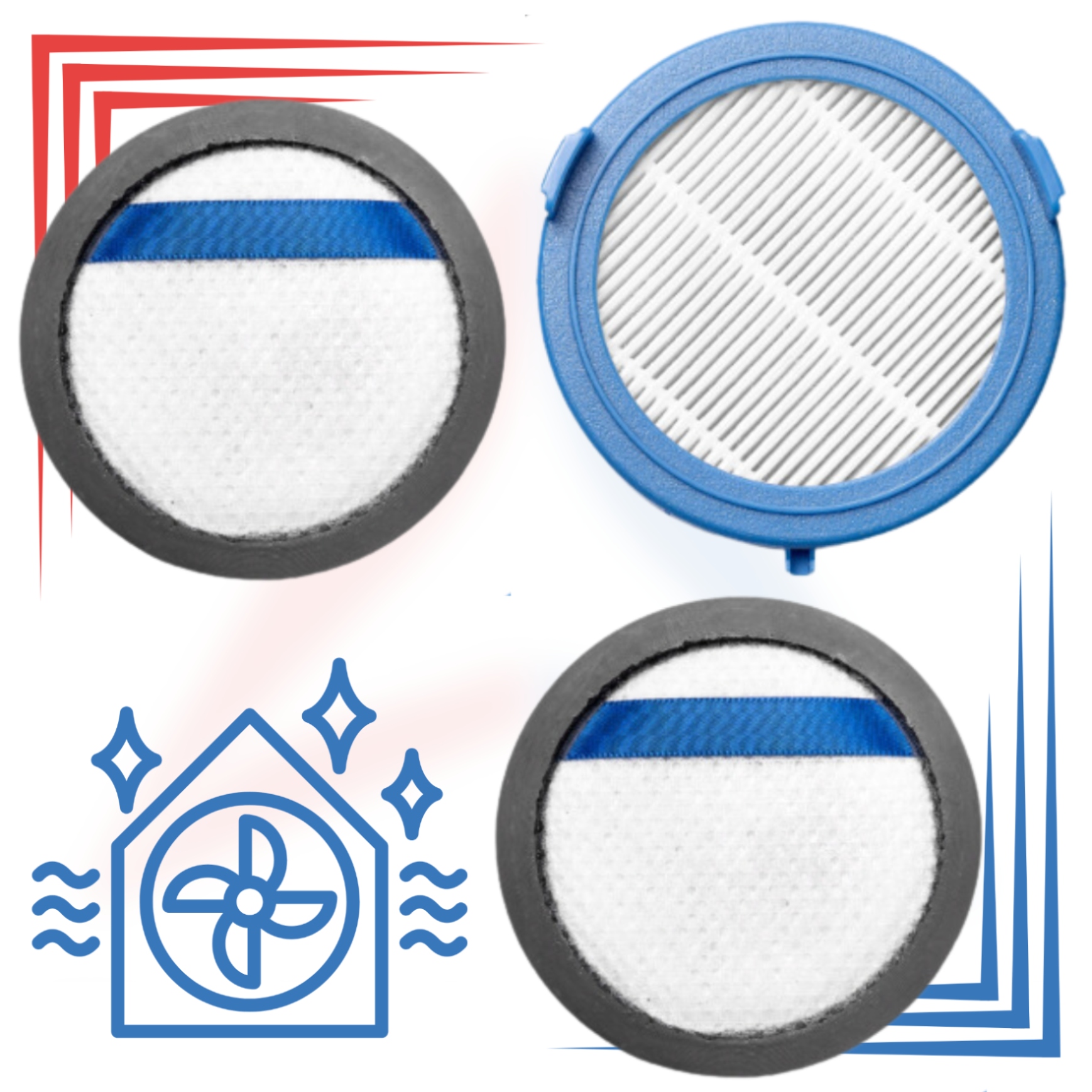 Electrolux Power Hygienic 800 Eskw4 Dulkių Siurblių Filtrų Rinkinys