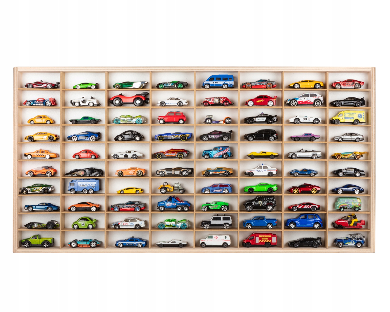 "HOT WHEELS" LENTYNA 80 SKYRIŲ - SKIRTA MEDŽIO REZORTUI - IŠ GAMINTOJO