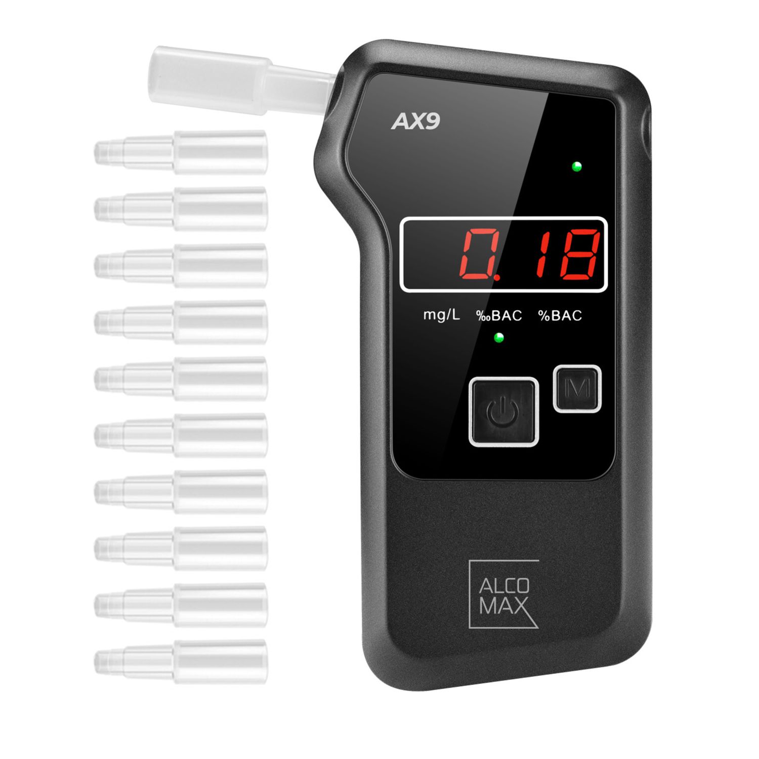 Elektrocheminis alkotesteris meteo ax9