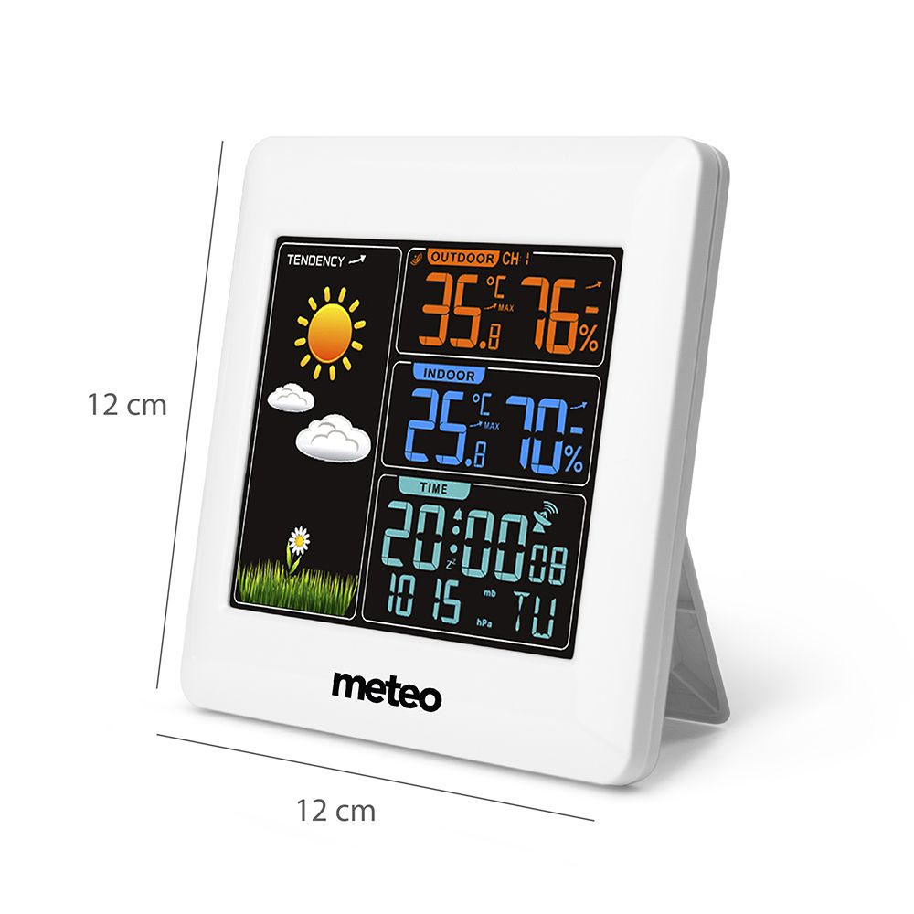 Meteorologijos stotis METEO SP93 su DCF ir meteorologiniu jutikliu