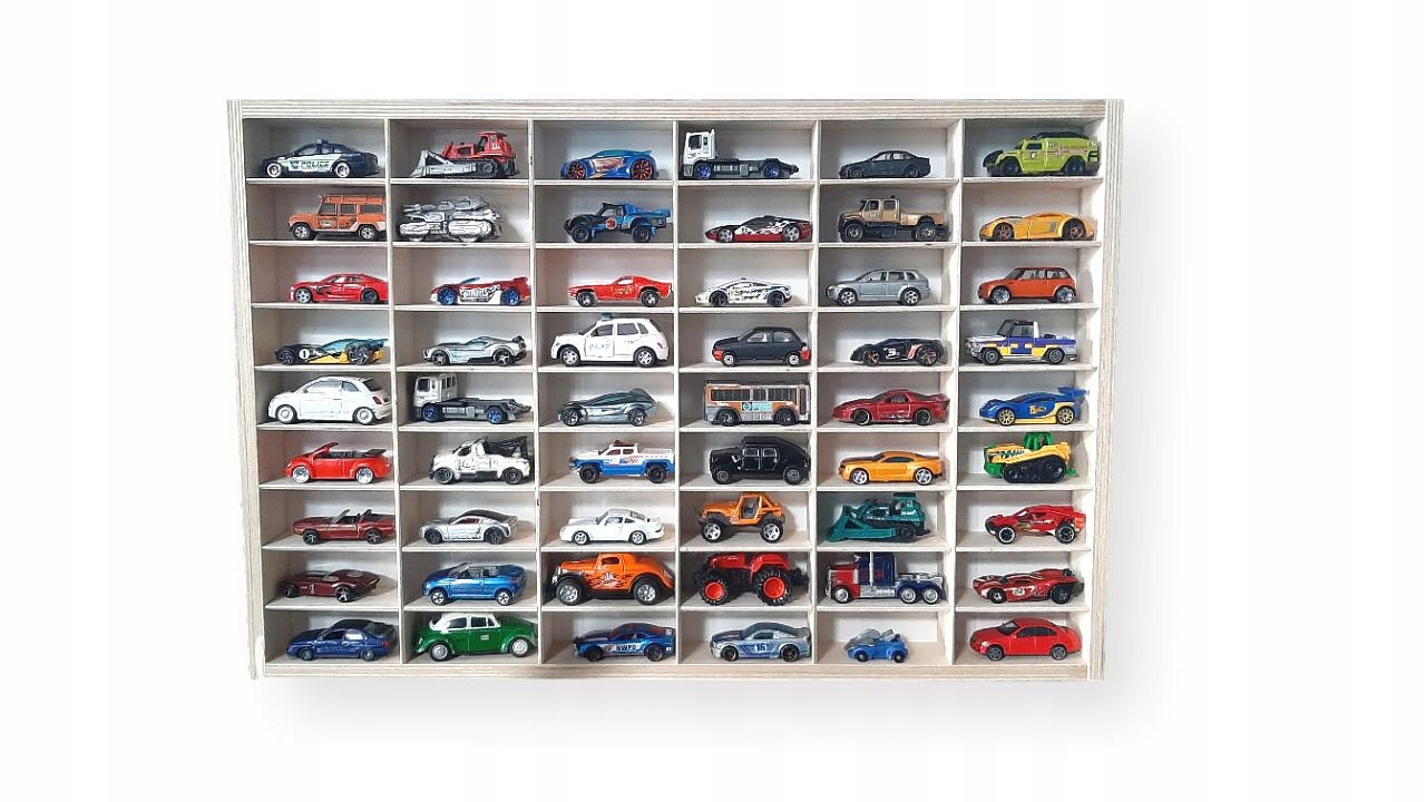 Medinis organizatorius hot wheels modelių automobiliams lentynėlė dovanoms54