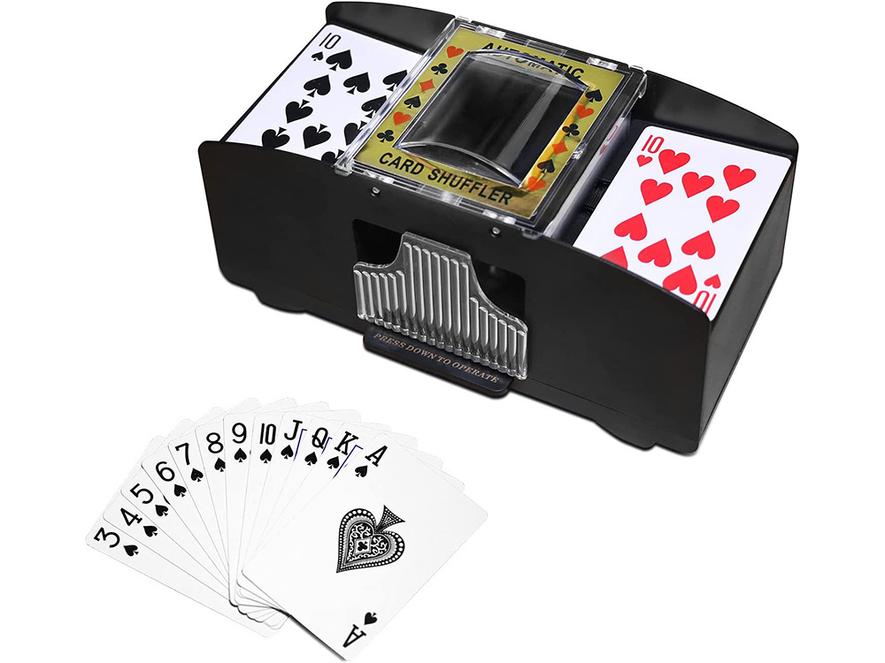 Kortų maišytuvas pokeriui, 10x10,4x20,3 cm 1