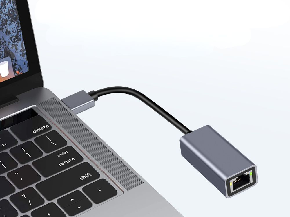 Usb ethernet adapteris