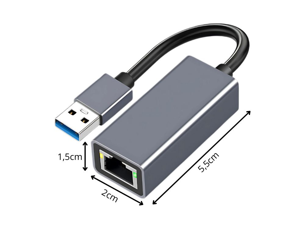 Usb ethernet adapteris