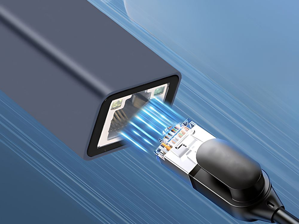 Usb ethernet adapteris