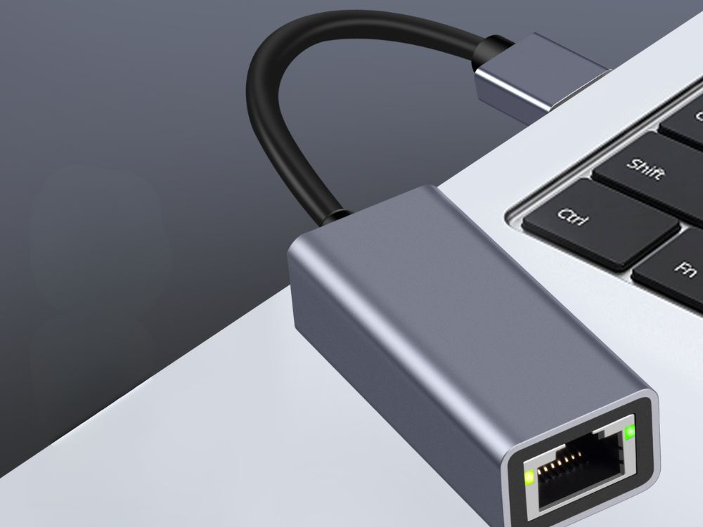 Usb ethernet adapteris