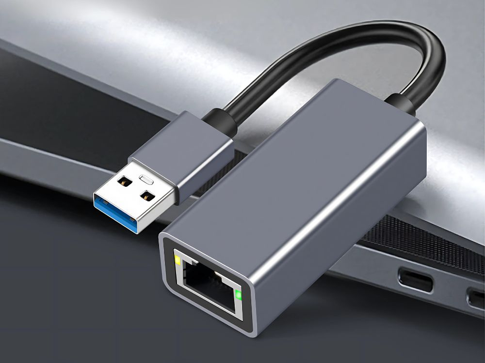 Usb ethernet adapteris