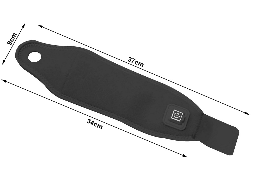 Šildantis riešo įtvaras su usb-c, 3 šilumos lygiai