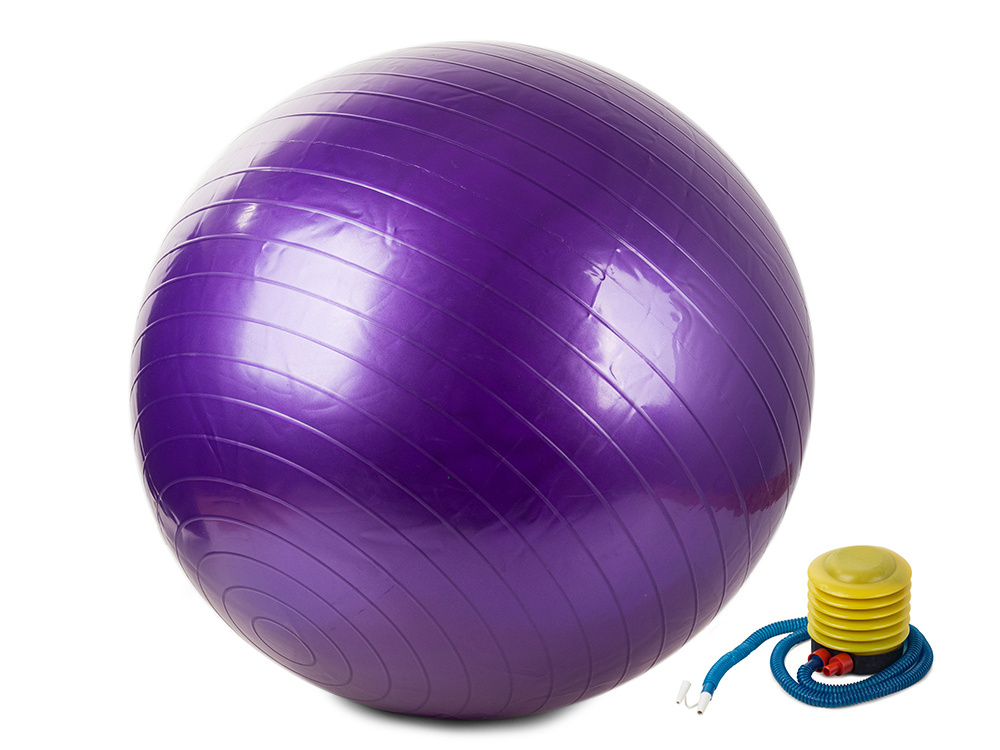 Gimnastikos kamuolys 65 cm su pompa