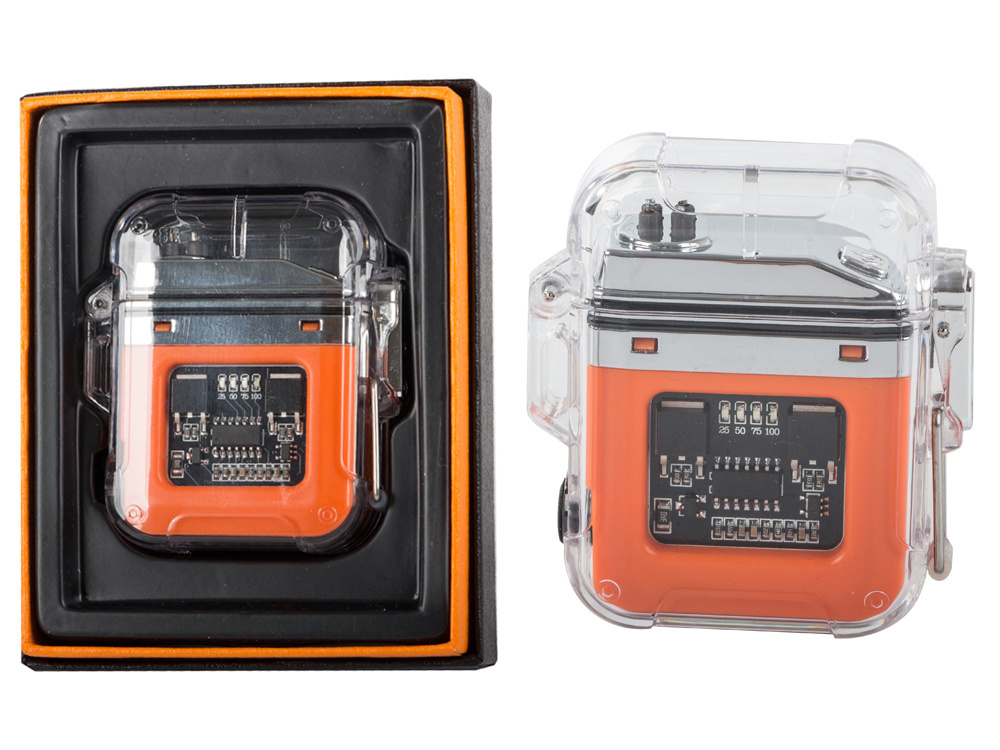 Plazminis žiebtuvėlis su led lempute ir usb įkrovimu