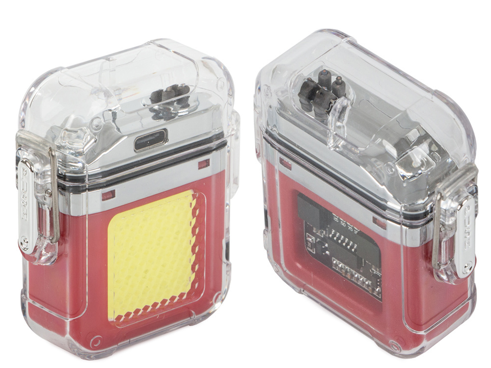 Plazminis žiebtuvėlis su led lempute ir usb įkrovimu