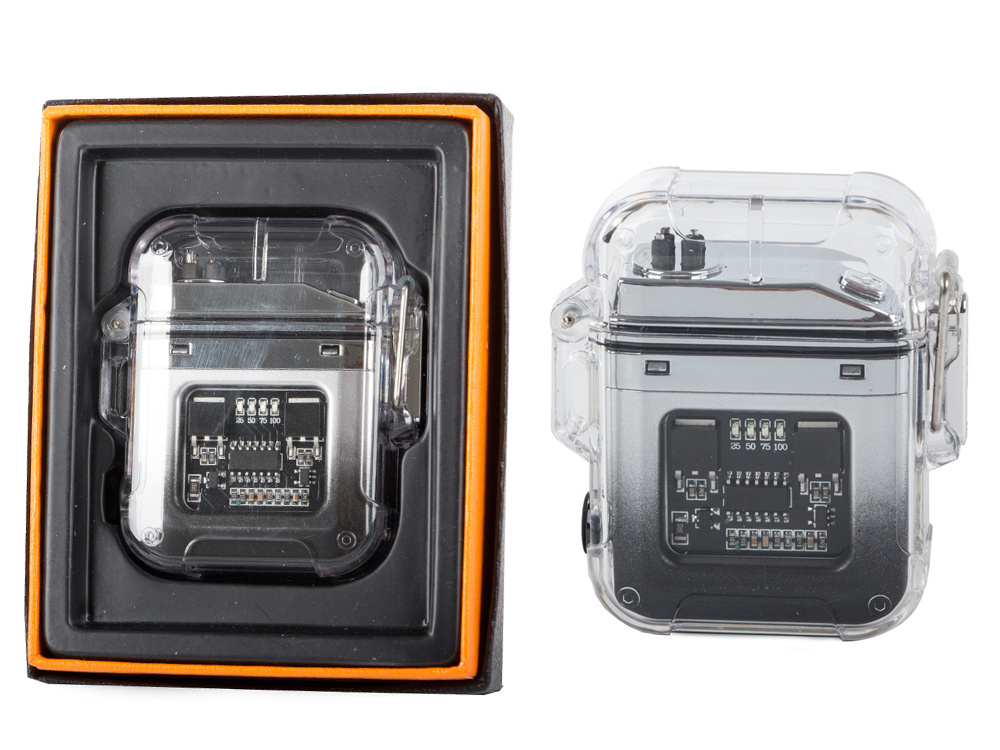 Plazminis žiebtuvėlis su led lempute ir usb įkrovimu