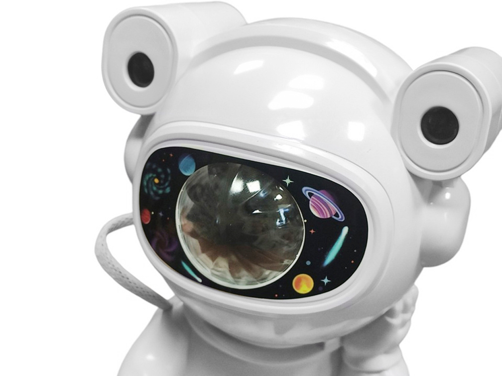 Žvaigždžių projektorius astronautas su nuotolinio valdymo pulteliu