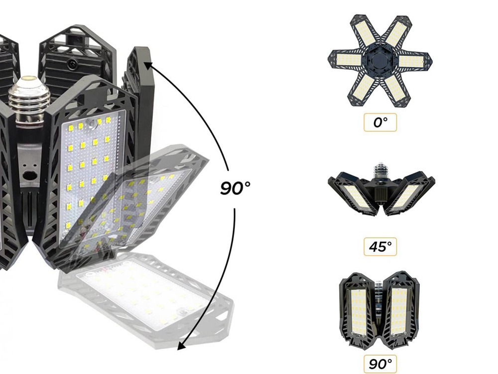 Lubų led lempa, reguliuojama, 80w, 8000lm