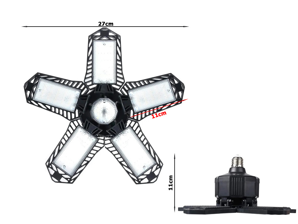 Lubų led lempa, reguliuojama, 80w, 8000lm