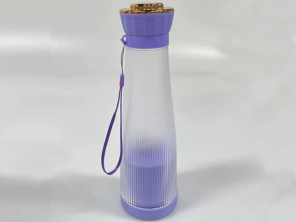 Nešiojamas usb belaidis trintuvas kokteiliams 400ml, violetinis