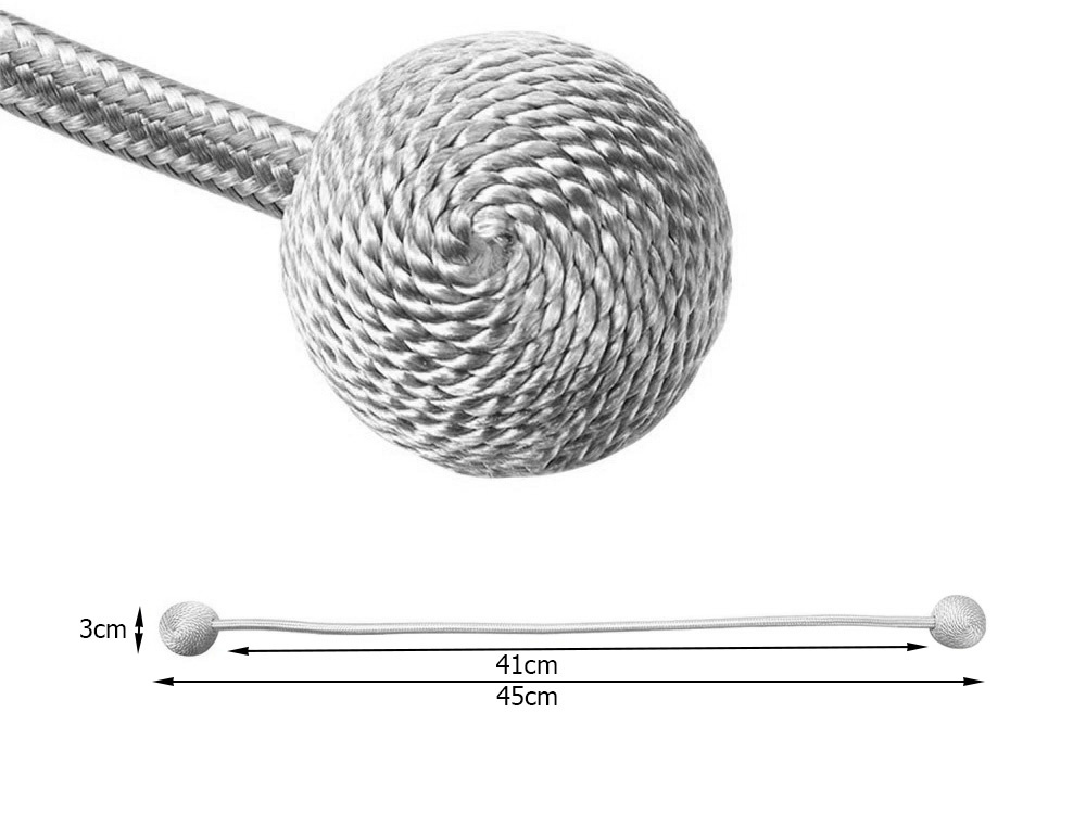 Magnetinės užuolaidų segės, 2 vnt, pilkos
