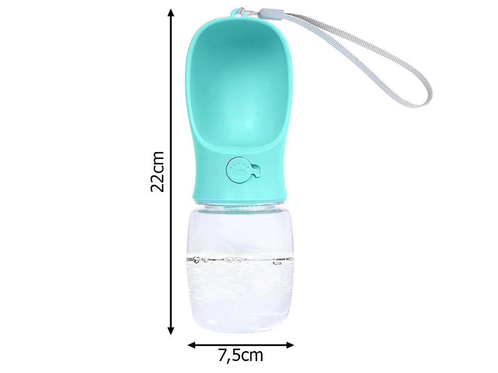 Kelioninė gertuvė šunims, 380 ml