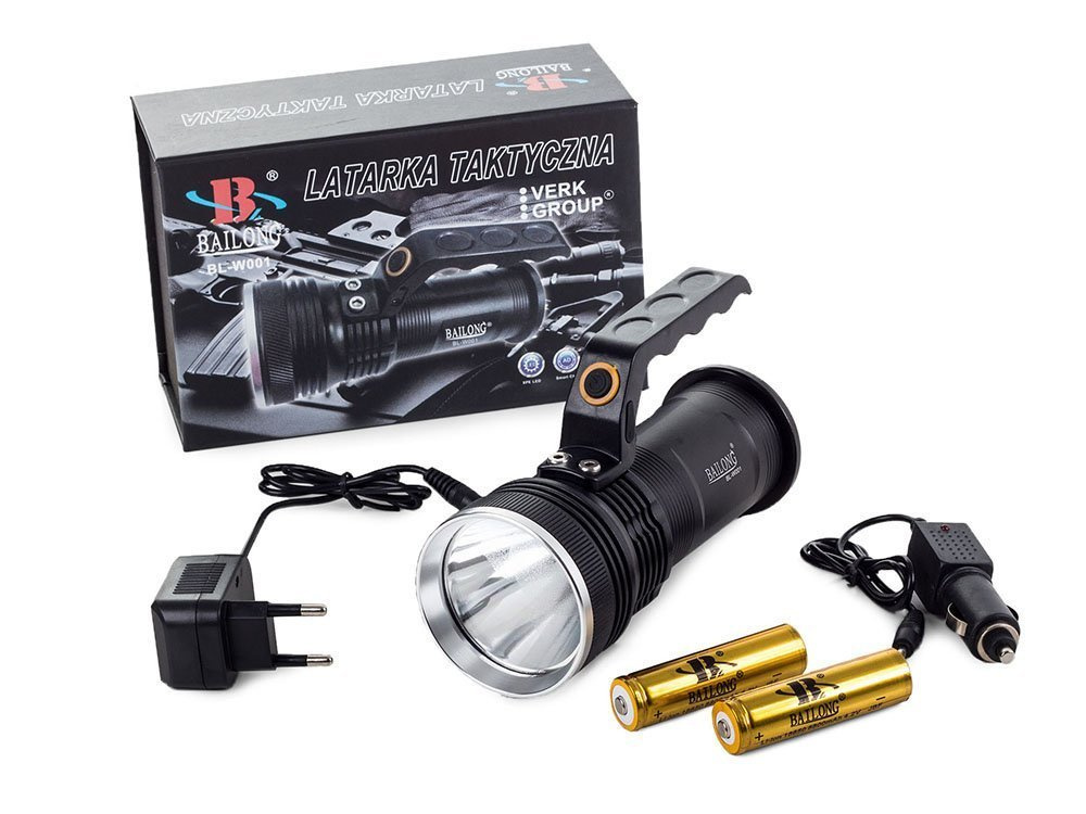 Prožektorius bailong w001 su cree xp-e dioda
