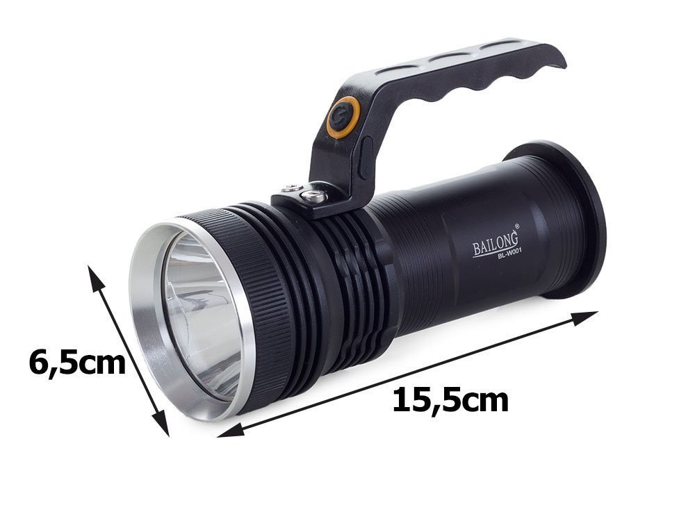 Prožektorius bailong w001 su cree xp-e dioda