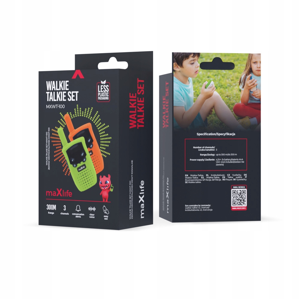 Maxlife mxwt-100, Racijos vaikams